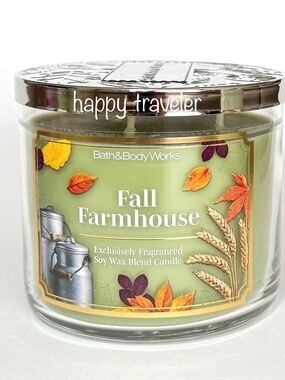 FALL FARMHOUSE 3 Wick Candle
